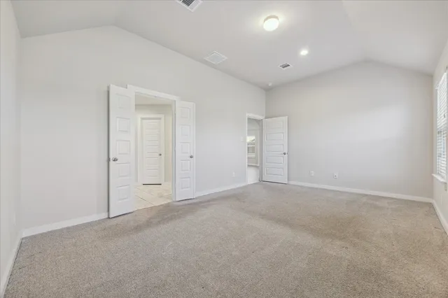 a view of an empty room