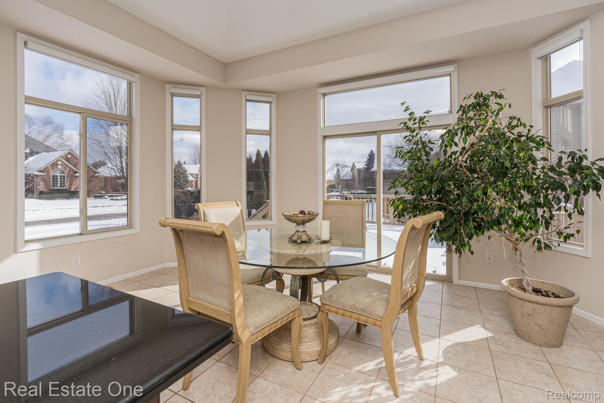 115 Scarborough Lane Rochester, MI 48306 - Photo 16 of 46 Large nook area with abundance of windows