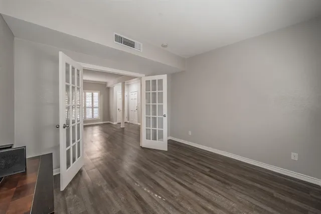 wooden floor in an empty room