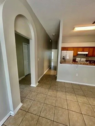 a view of a livingroom with an empty space