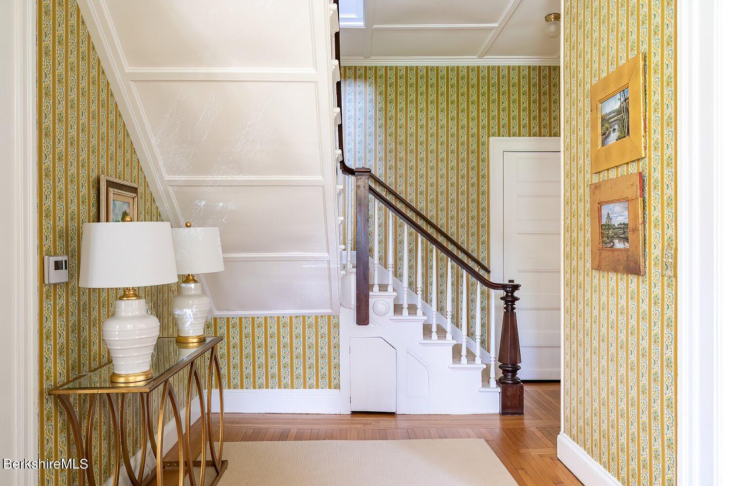 39 Main Street Stockbridge, MA 01262 - Photo 16 of 39 a view of entryway and hall with wooden floor