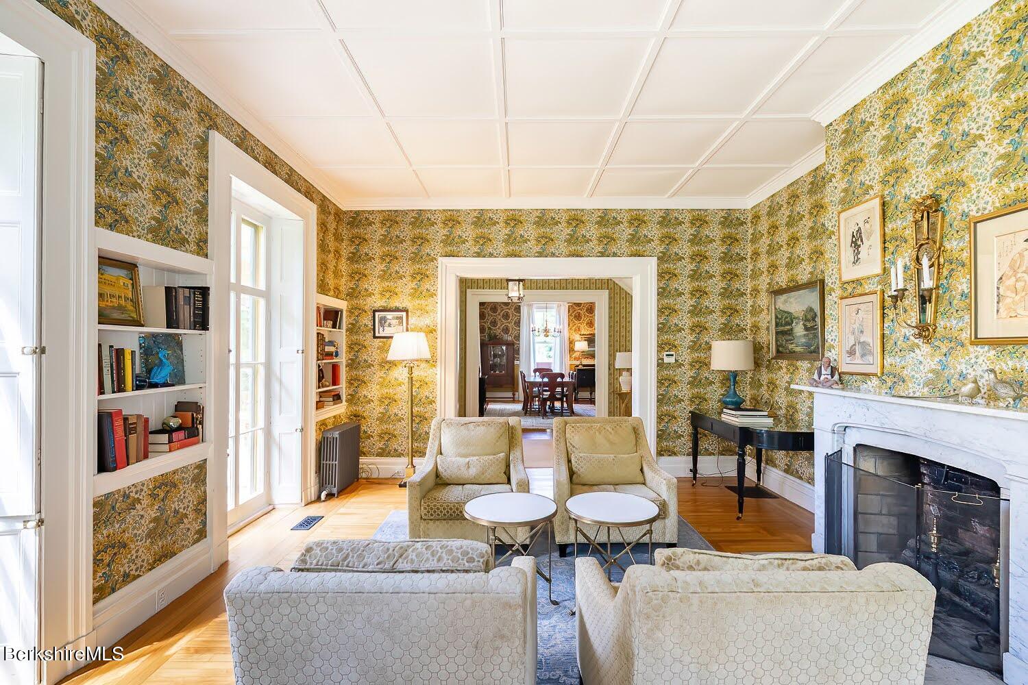39 Main Street Stockbridge, MA 01262 - Photo 7 of 39 a living room with fireplace furniture and a large window
