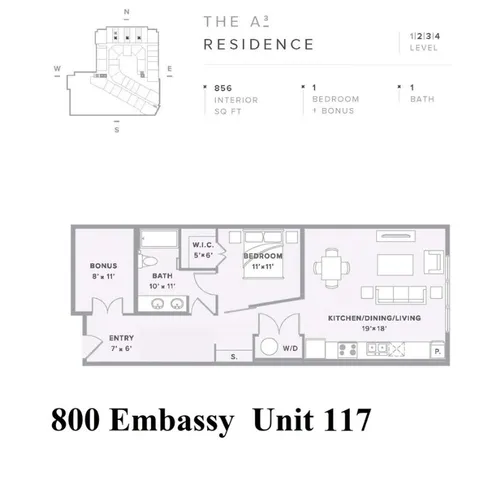 a view of an empty room