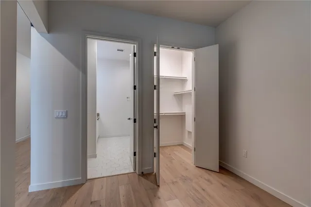 a view of empty room