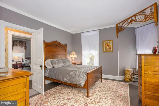 a front view of a house with patio