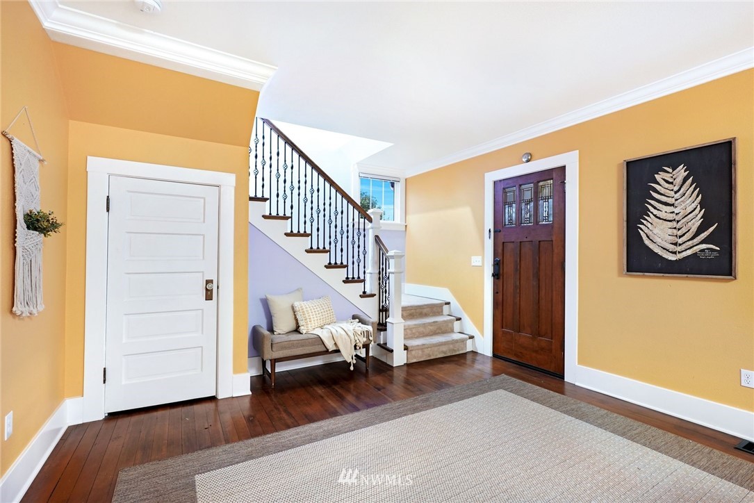 1509 Rucker Avenue Everett, WA 98201 - Photo 6 of 39 a view of front door with hallway and stairs