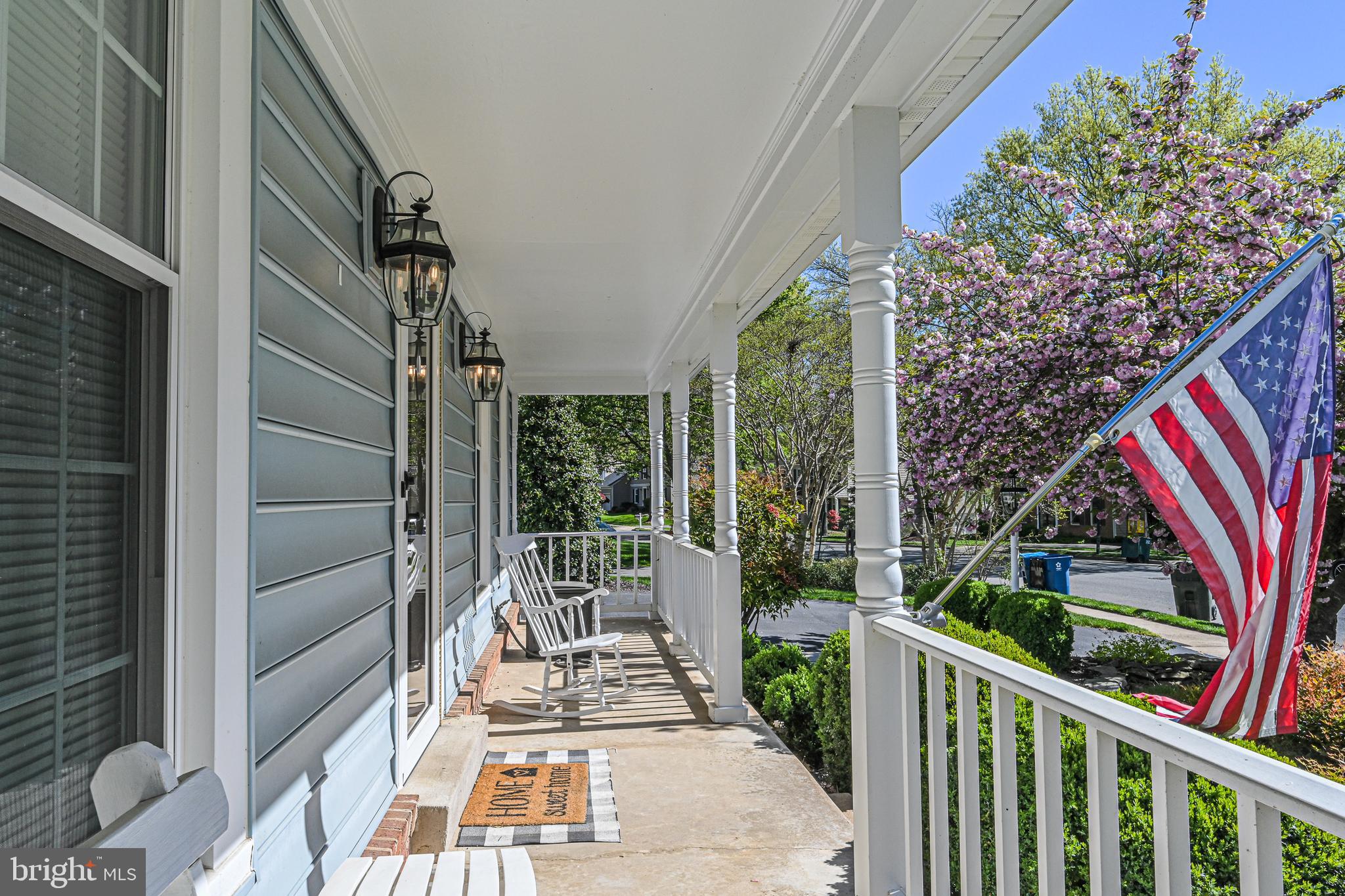 8942 Kenilworth Drive Burke, VA 22015 - Photo 3 of 72 Front Porch across the entire front of the home