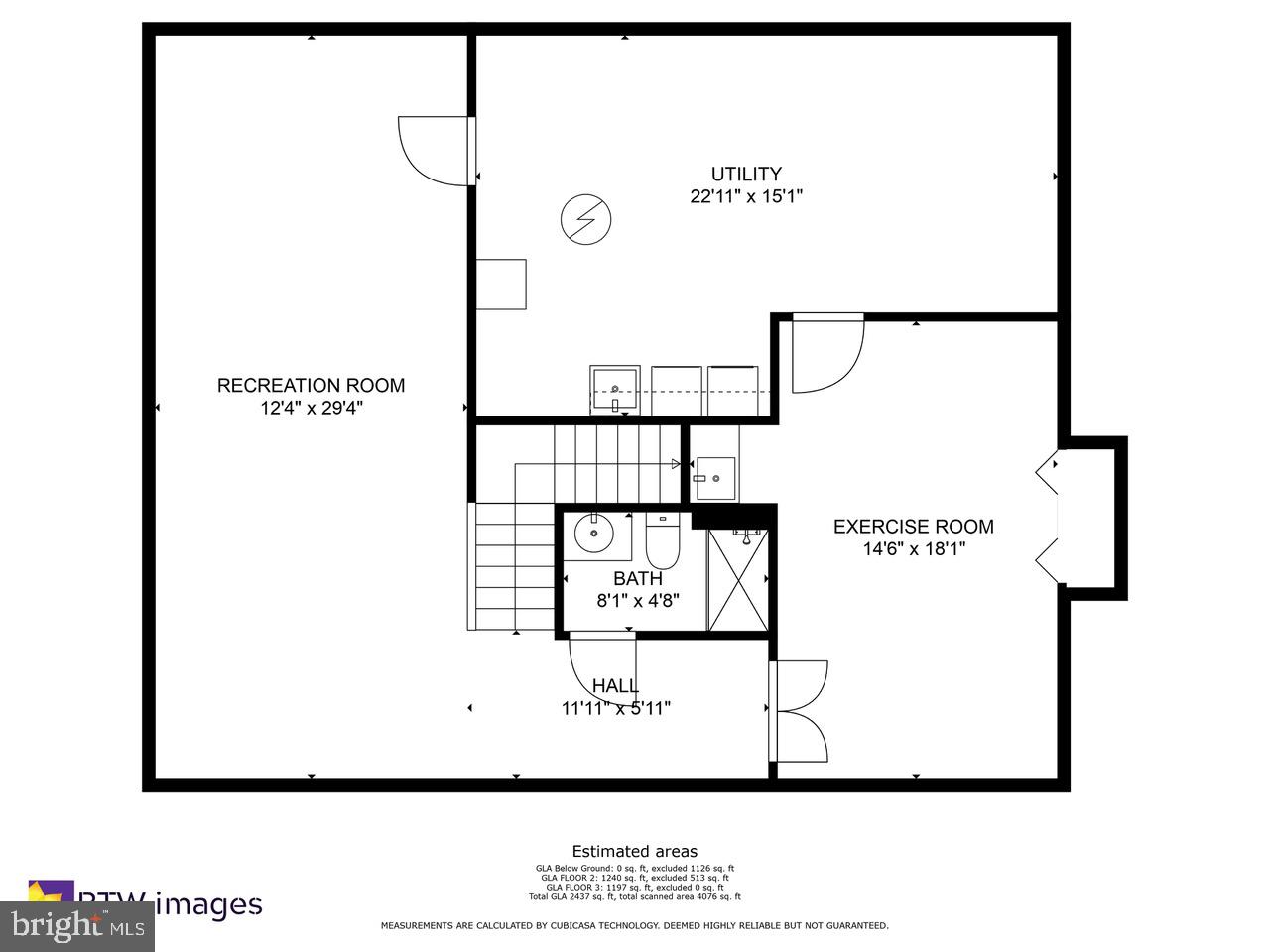 8942 Kenilworth Drive Burke, VA 22015 - Photo 71 of 72 Lg Rec Rm, Office or Guest Room. Lots of Storage