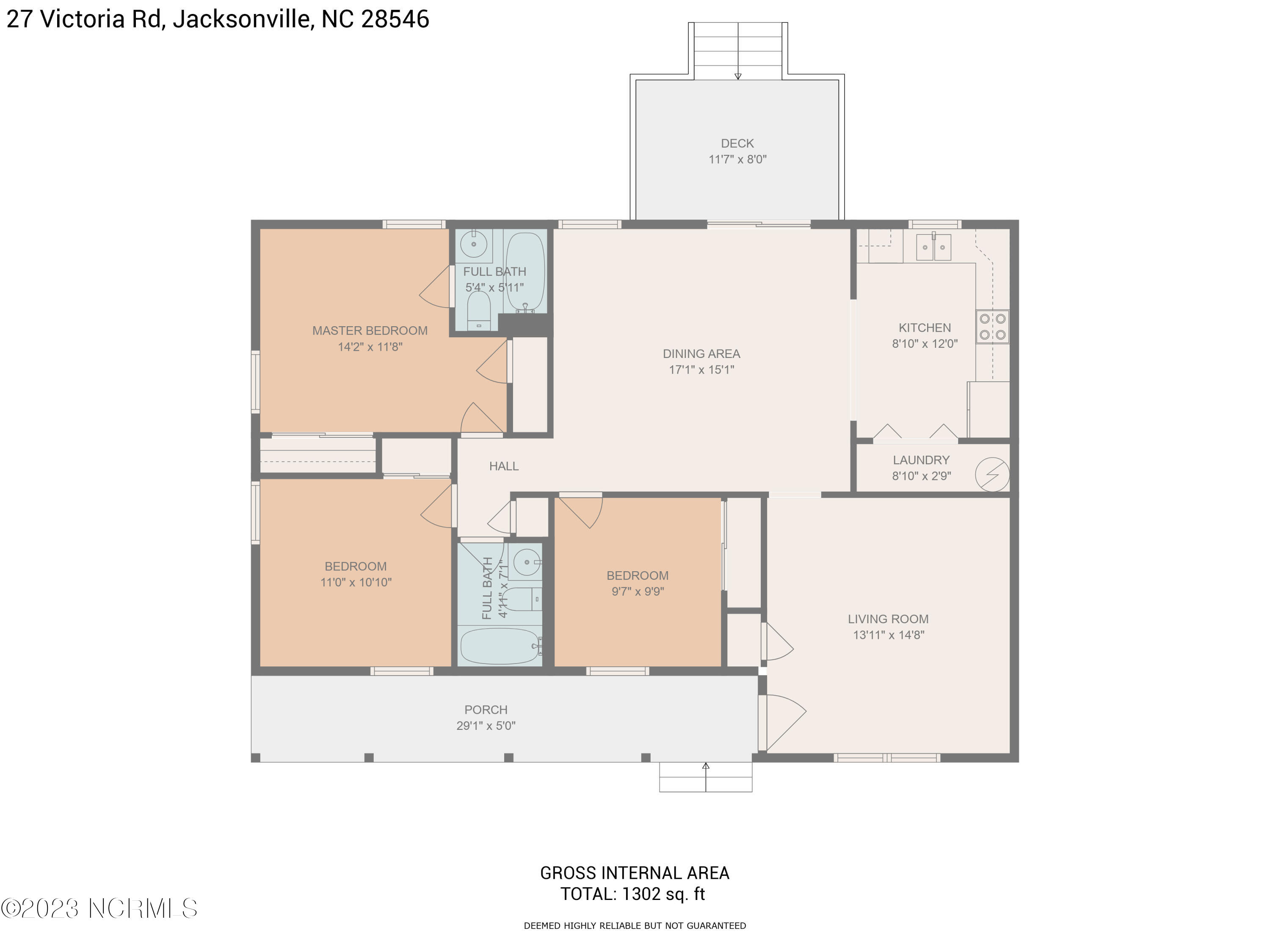 27 Victoria Road Jacksonville, NC 28546 - Photo 31 of 32 floor-plan