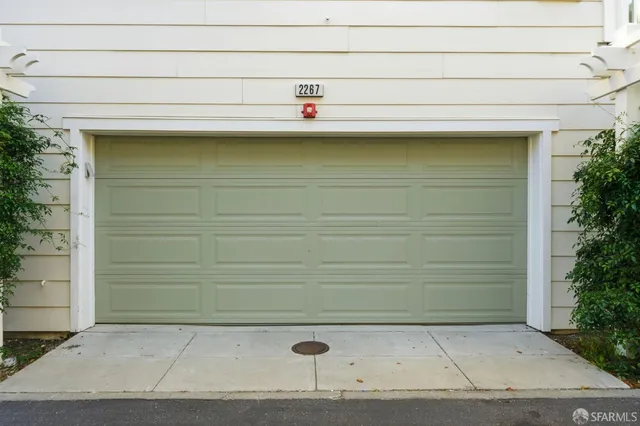a view of a park with swings