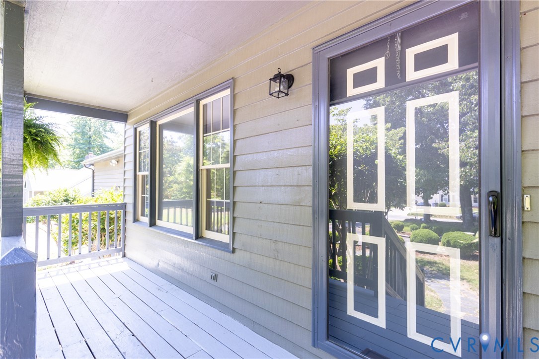 617 Rebel Ridge Road Colonial Heights, VA 23834 - Photo 12 of 49 a view of front door deck with patio