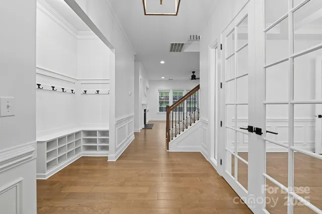 a view of a walk in closet