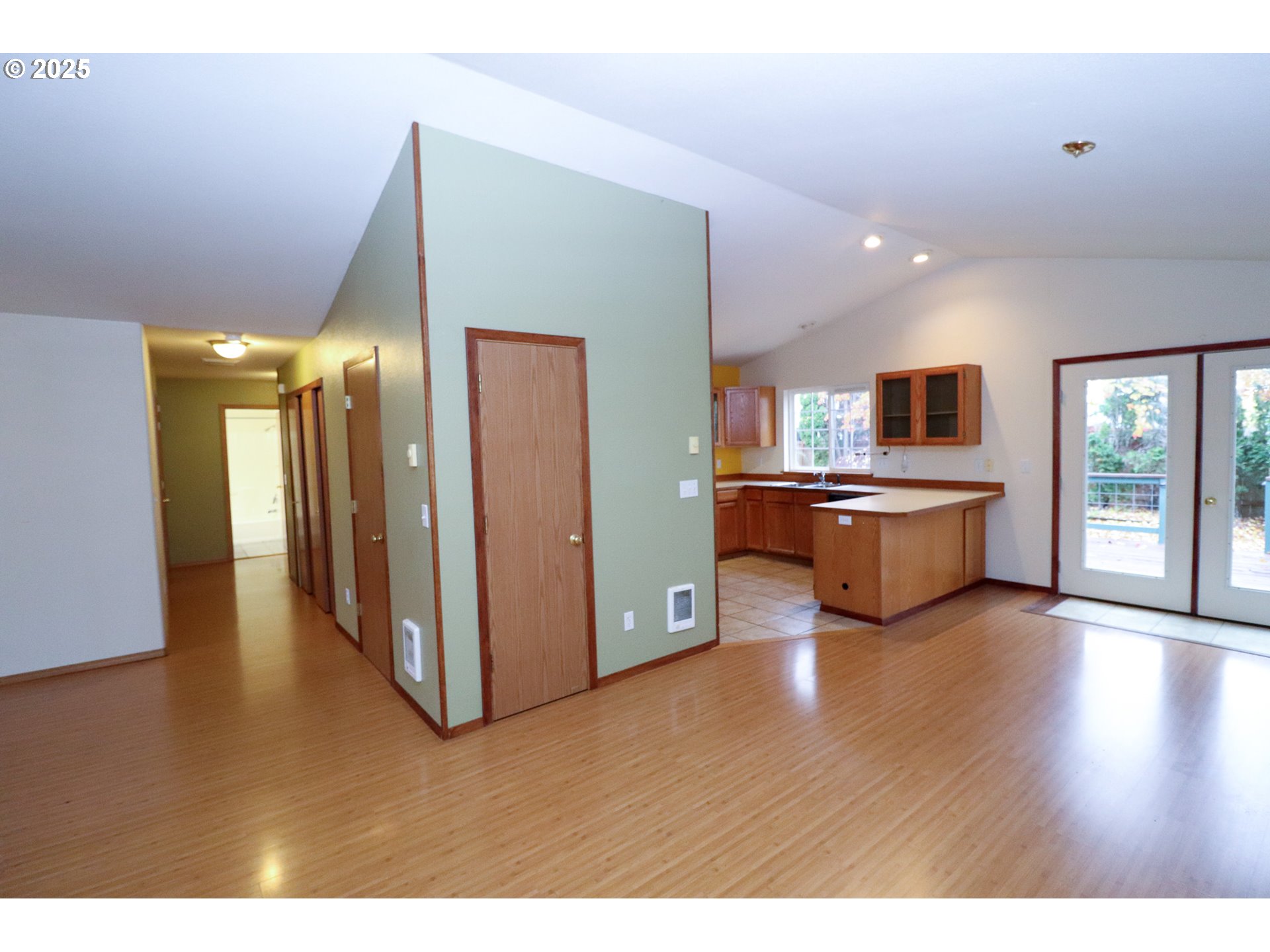 858 South 46th Street Springfield, OR 97478 - Photo 13 of 33 a view interior of a house wooden floor and windows