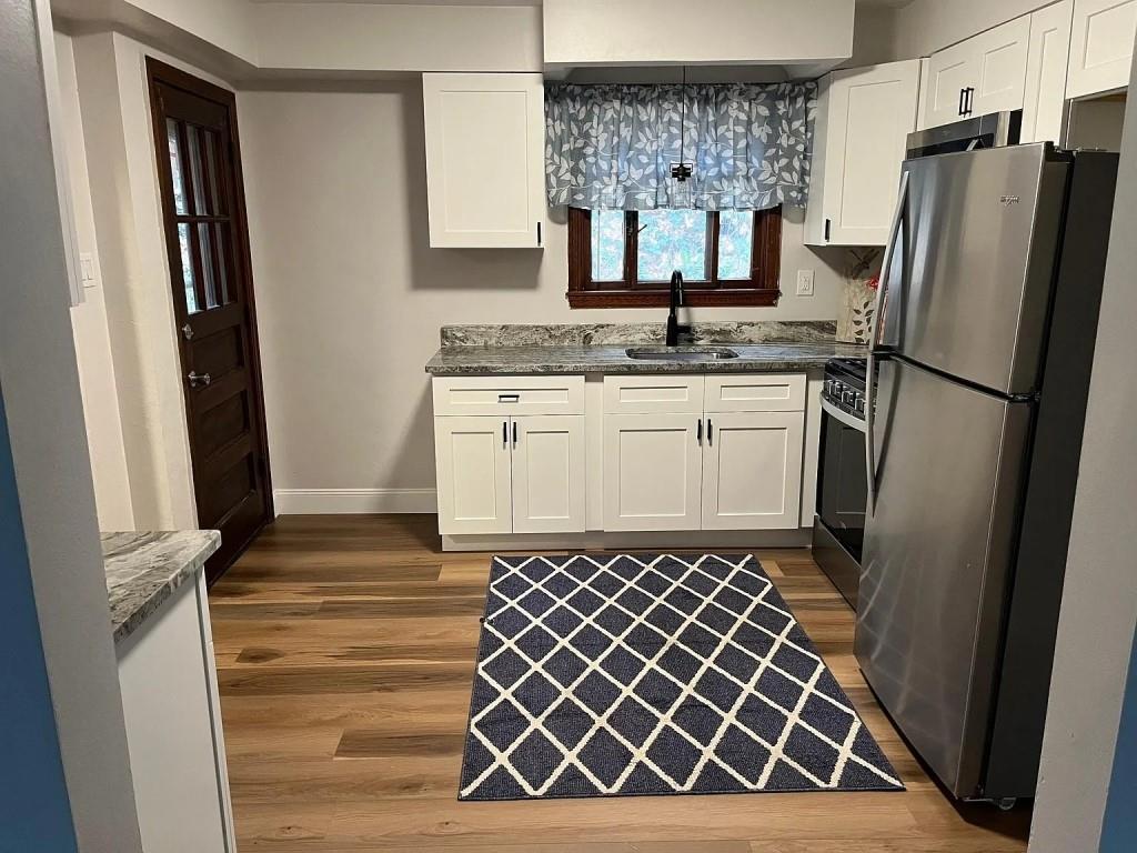 184 Provost Road Pittsburgh, PA 15234 - Photo 3 of 26 a kitchen with a refrigerator and a sink