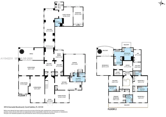 $7,950,000 | 3916 Granada Boulevard, Coral Gables, FL 33134