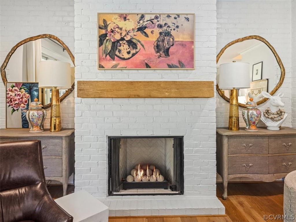 16701 Saville Chase Road Midlothian, VA 23112 - Photo 21 of 50 a front view of a fireplace with a fireplace