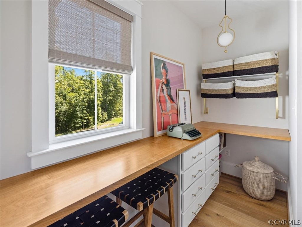 16701 Saville Chase Road Midlothian, VA 23112 - Photo 35 of 50 a storage room with wooden floor and window