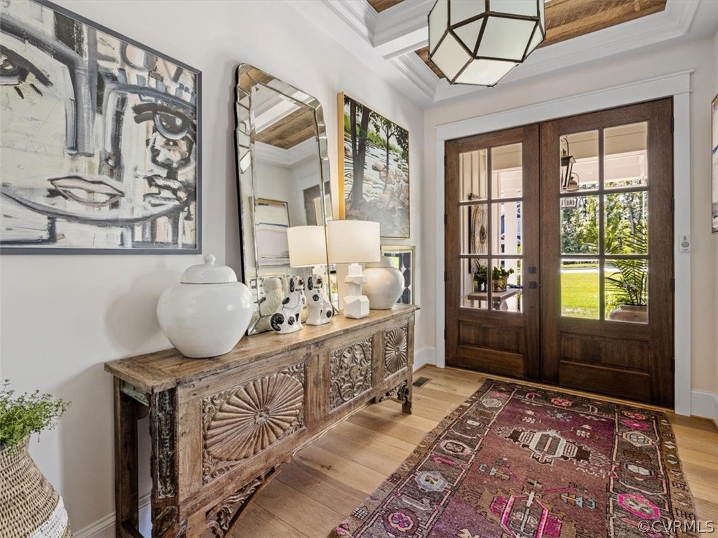 16701 Saville Chase Road Midlothian, VA 23112 - Photo 5 of 50 a bedroom with a bed and wooden floor