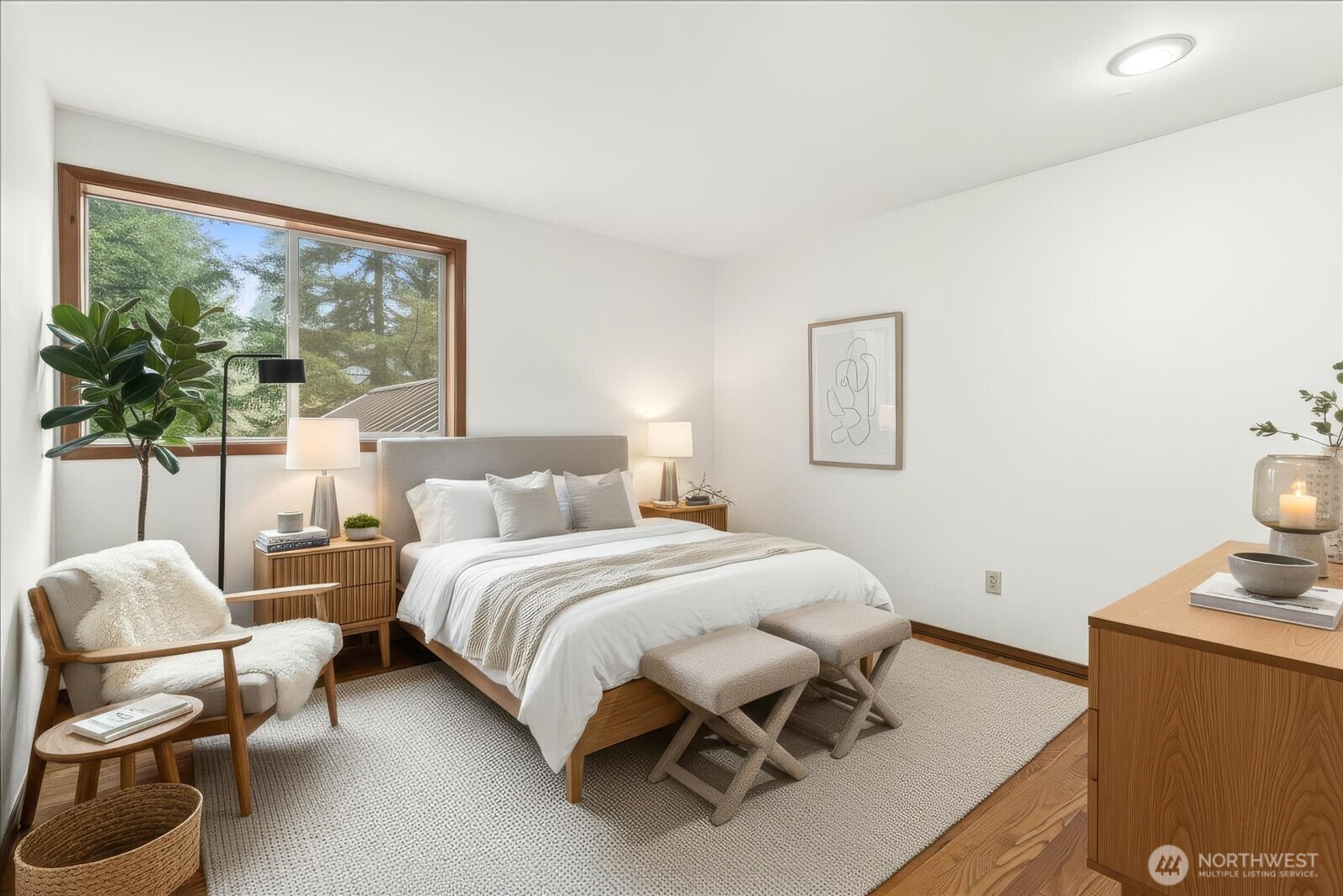 18721 Northeast 133rd Street Redmond, WA 98052 - Photo 21 of 39 a bedroom with a bed and window