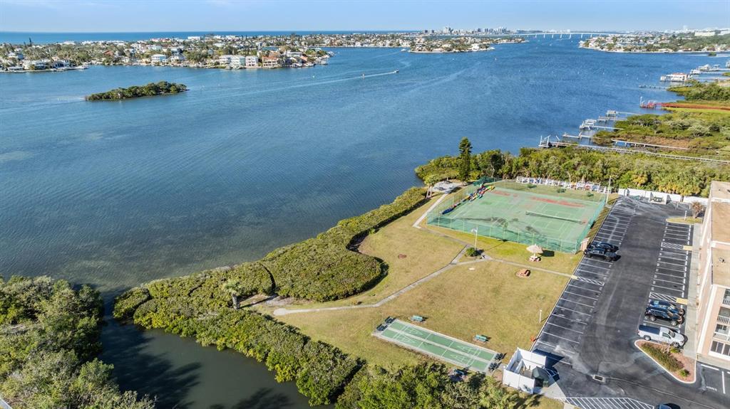 12760 Indian Rocks Road, Unit 104 Largo, FL 33774 - Photo 31 of 37 an aerial view of a house with a yard