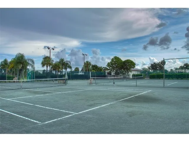 a view of a tennis court