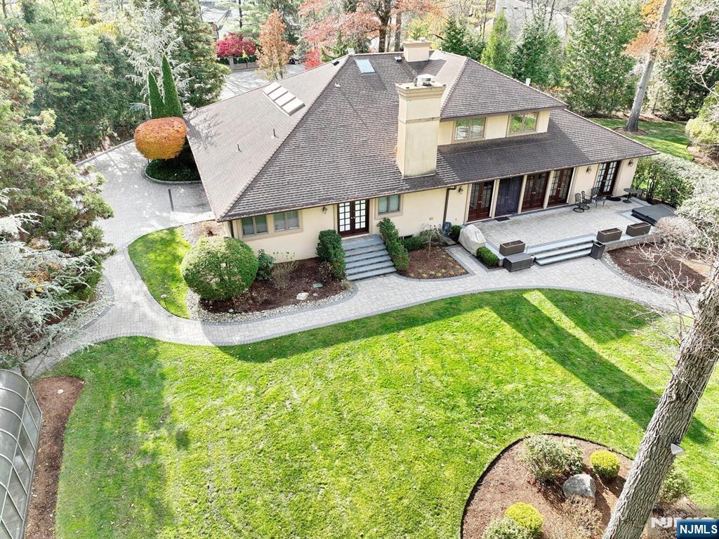 4 Summertree Way Montvale, NJ 07645 - Photo 44 of 50 a aerial view of a house with swimming pool garden and patio