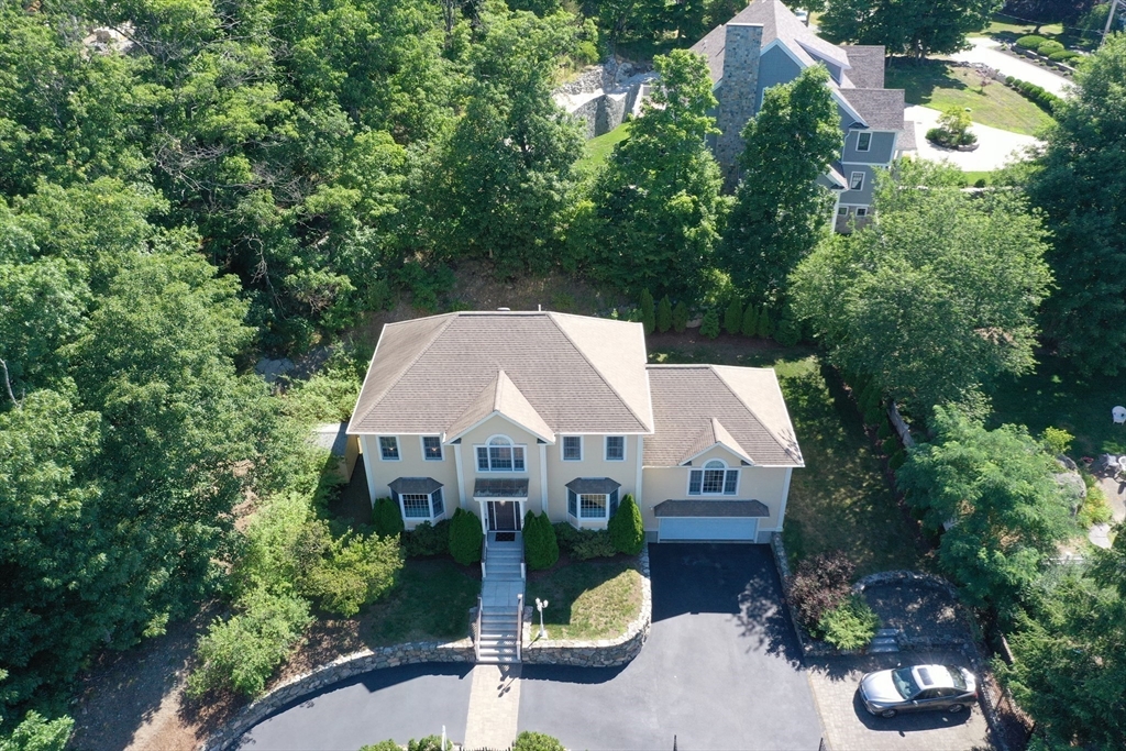 99 Ridge Street Winchester, MA 01890 - Photo 40 of 40 an aerial view of a house with garden space and a street view