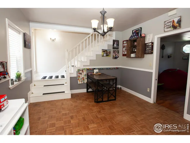 a view of living room and kitchen