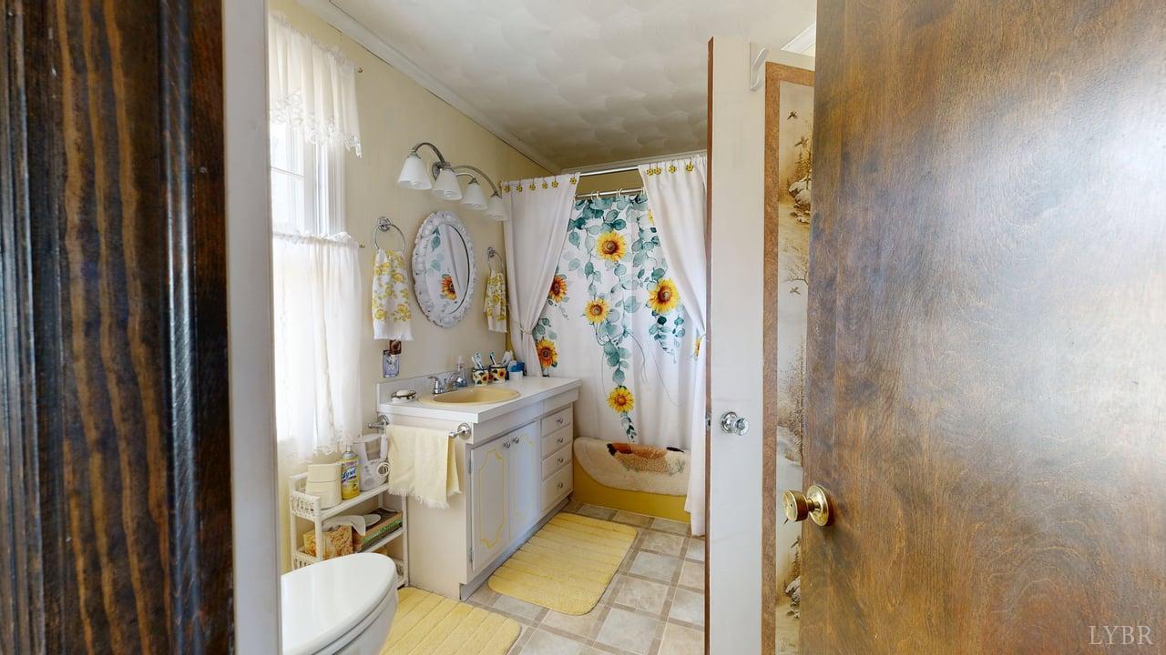 426 Burgess Road Madison Heights, VA 24572 - Photo 23 of 51 a bathroom with a bathtub sink mirror vanity and toilet