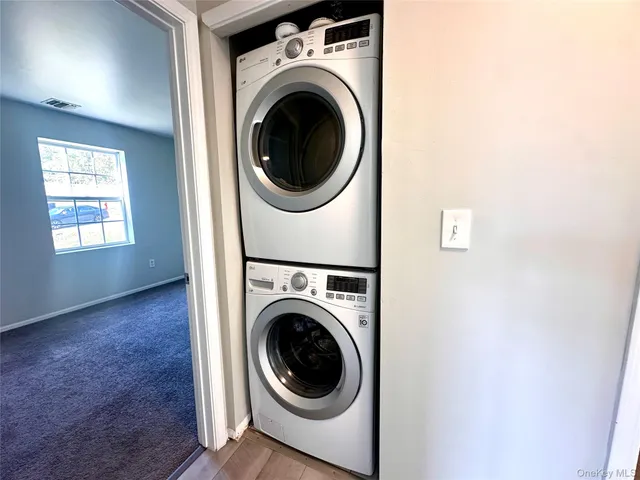 an empty room with an entryway