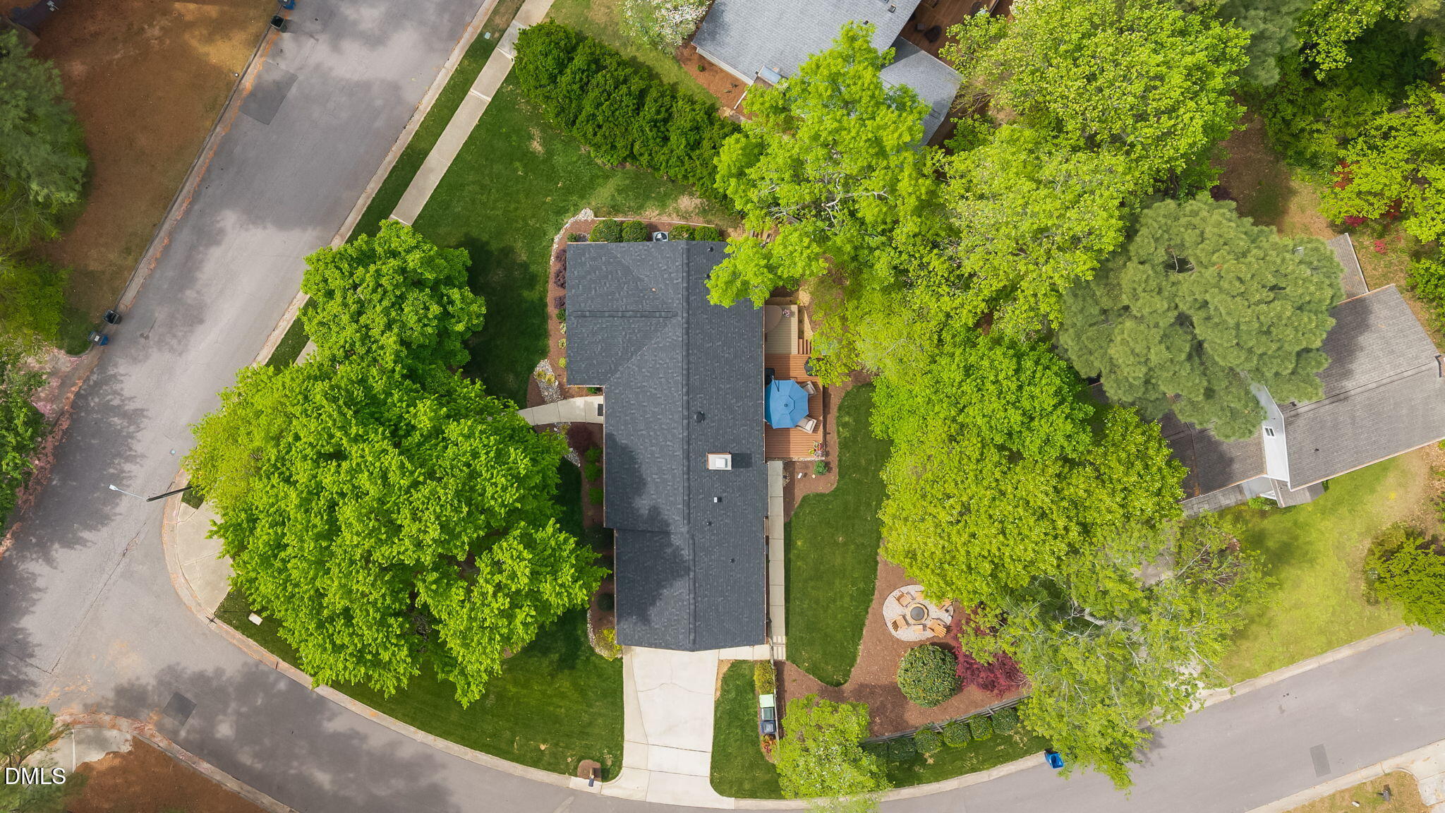 6501 Rainbow Court Raleigh, NC 27612 - Photo 39 of 41 Aerial of Lot