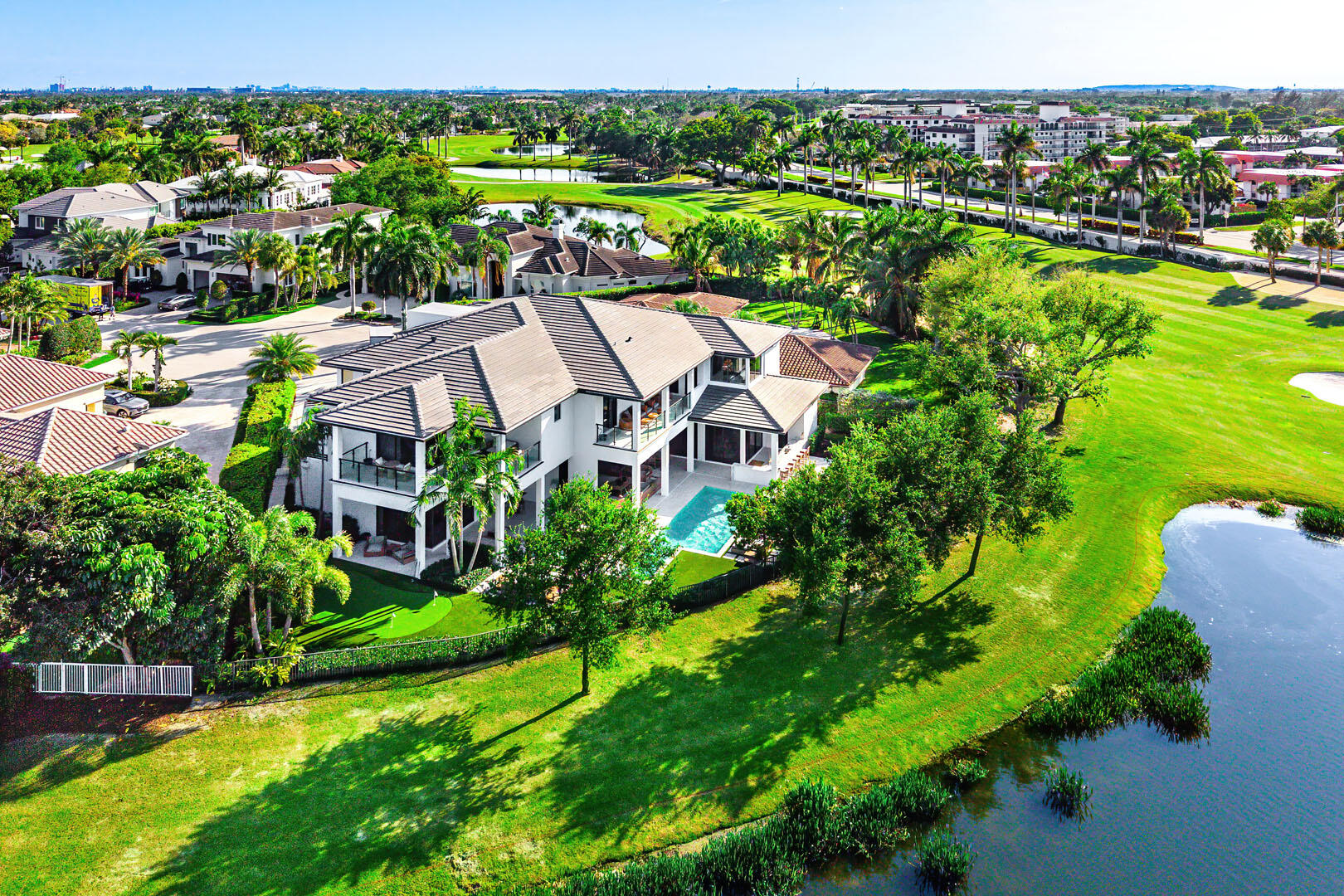 117 Thatch Palm Cove Boca Raton, FL 33432 - Photo 85 of 97 117_Thatch_Palm_Cove_Aerial_08