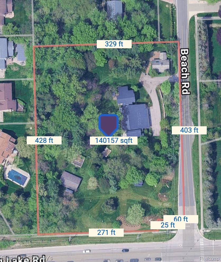 5051 Beach Road Troy, MI 48098 - Photo 52 of 52 Property Line.jpg