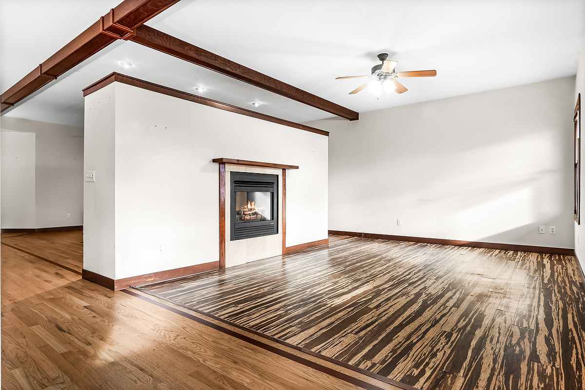 1515 Belclare Road Normal, IL 61761 - Photo 15 of 40 a view of a living room with wooden floor