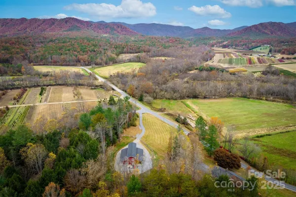 a view of an outdoor space and mountain view