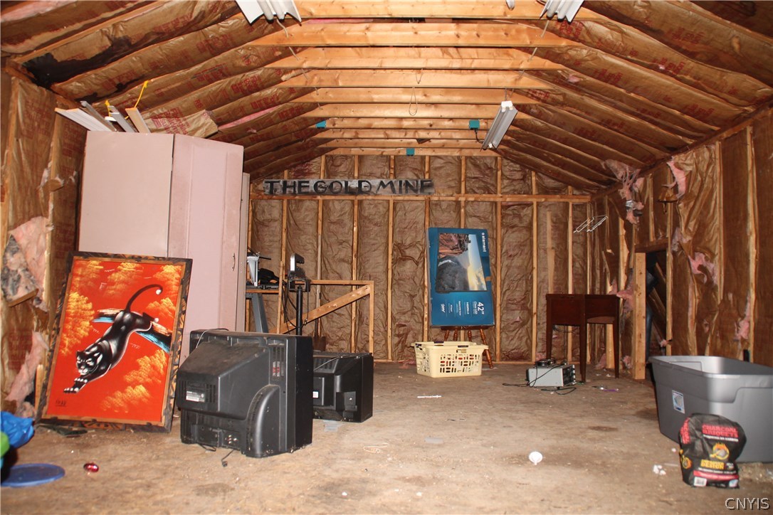 4957 Dahlia Circle Clay, NY 13088 - Photo 8 of 33 two-story barn, stairs leading to 1st floor in the