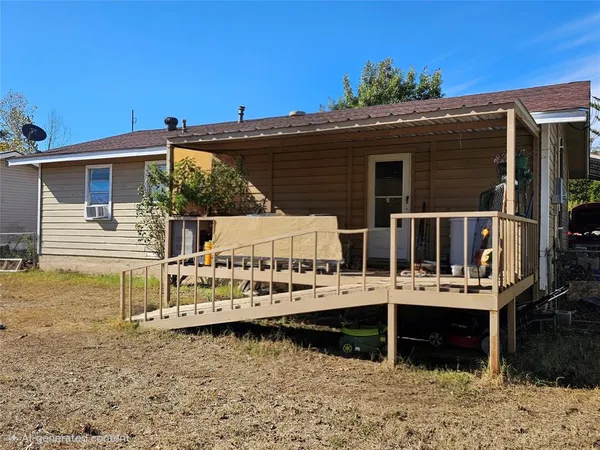 a view of a house with a balcony