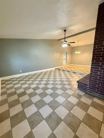 a view of a indoor garage