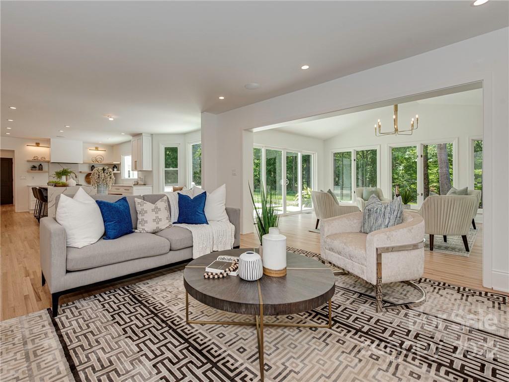 523 Robmont Road Charlotte, NC 28270 - Photo 6 of 26 a living room with furniture and a large window
