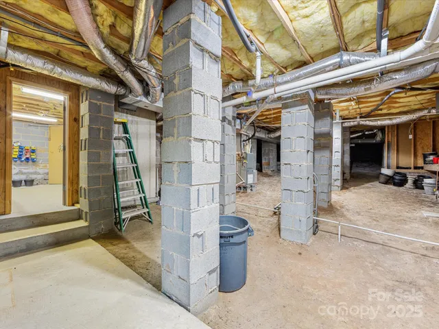 a view of a road with trees