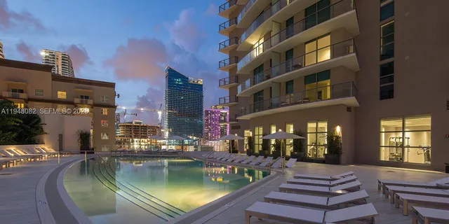 a view of a swimming pool