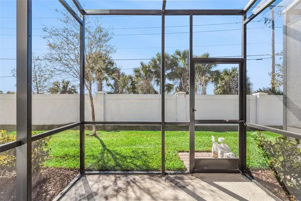 a view of an outdoor space and a window