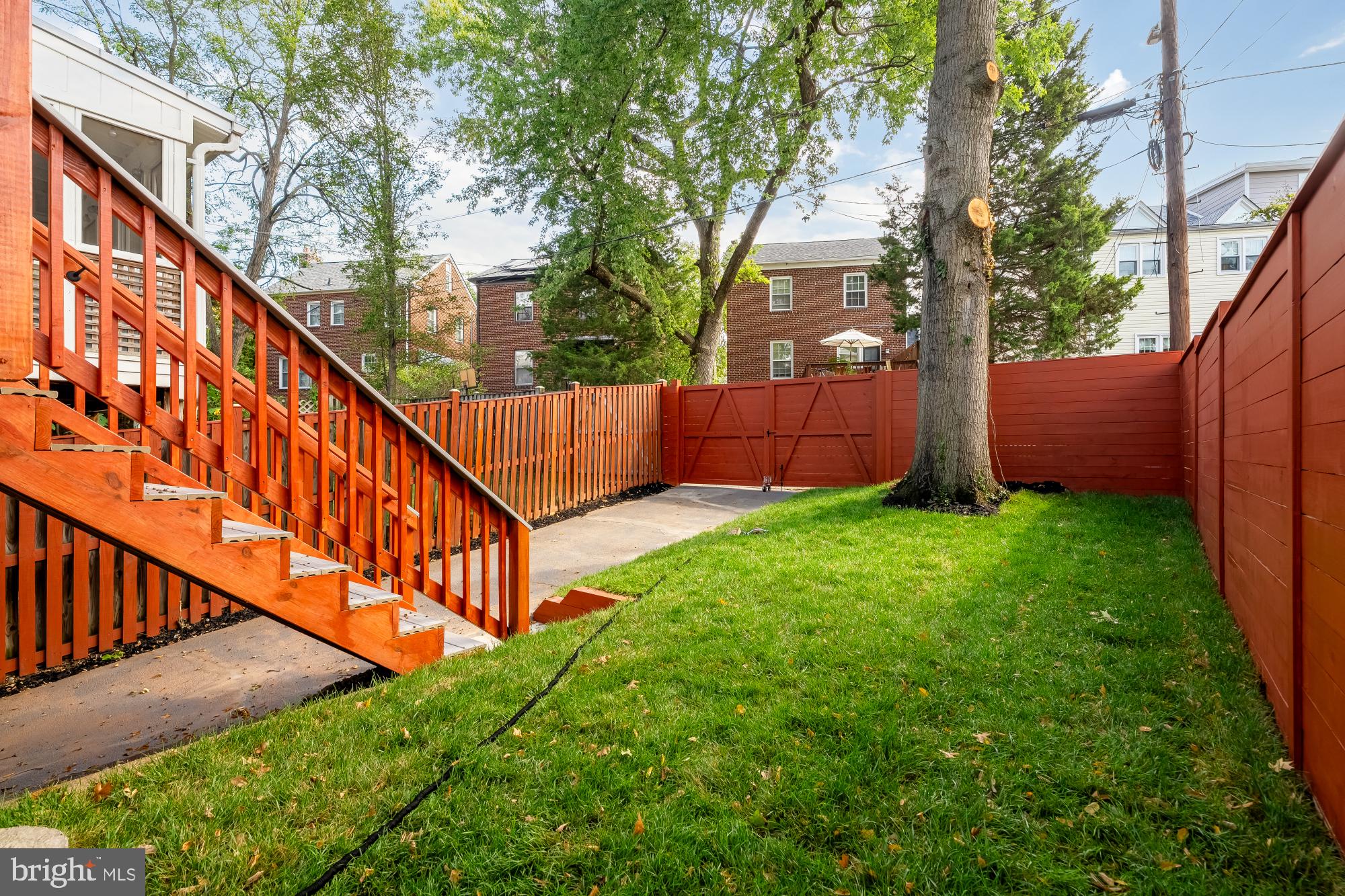 5331 42nd Street Northwest Washington, DC 20015 - Photo 21 of 51 a view of a house with wooden fence
