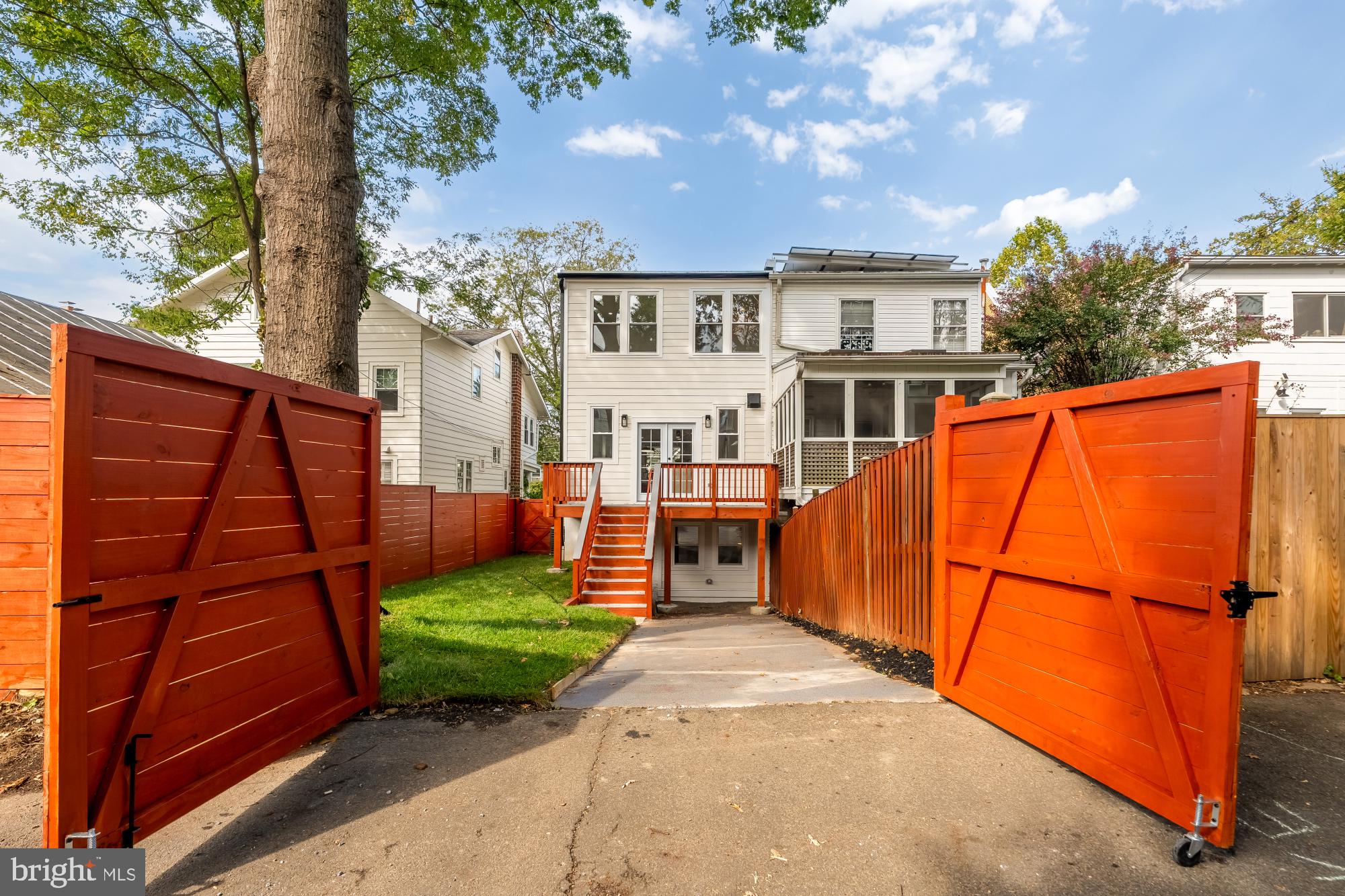 5331 42nd Street Northwest Washington, DC 20015 - Photo 23 of 51 a view of a house with a backyard