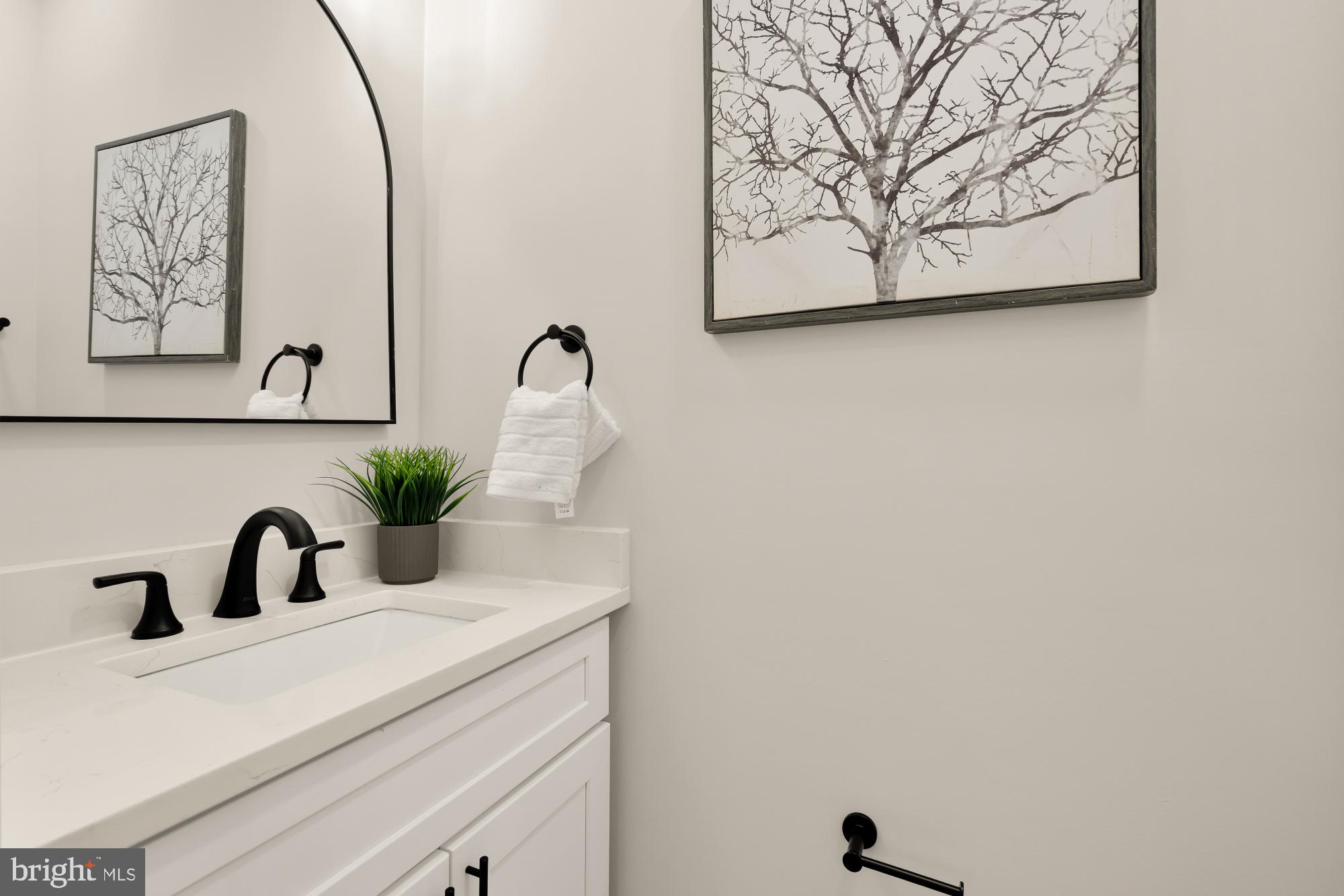 5331 42nd Street Northwest Washington, DC 20015 - Photo 24 of 51 a bathroom with a sink and a mirror
