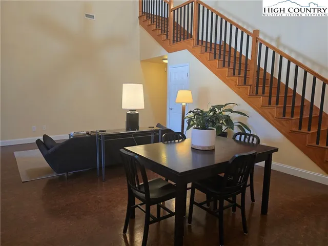 a view of table and chair