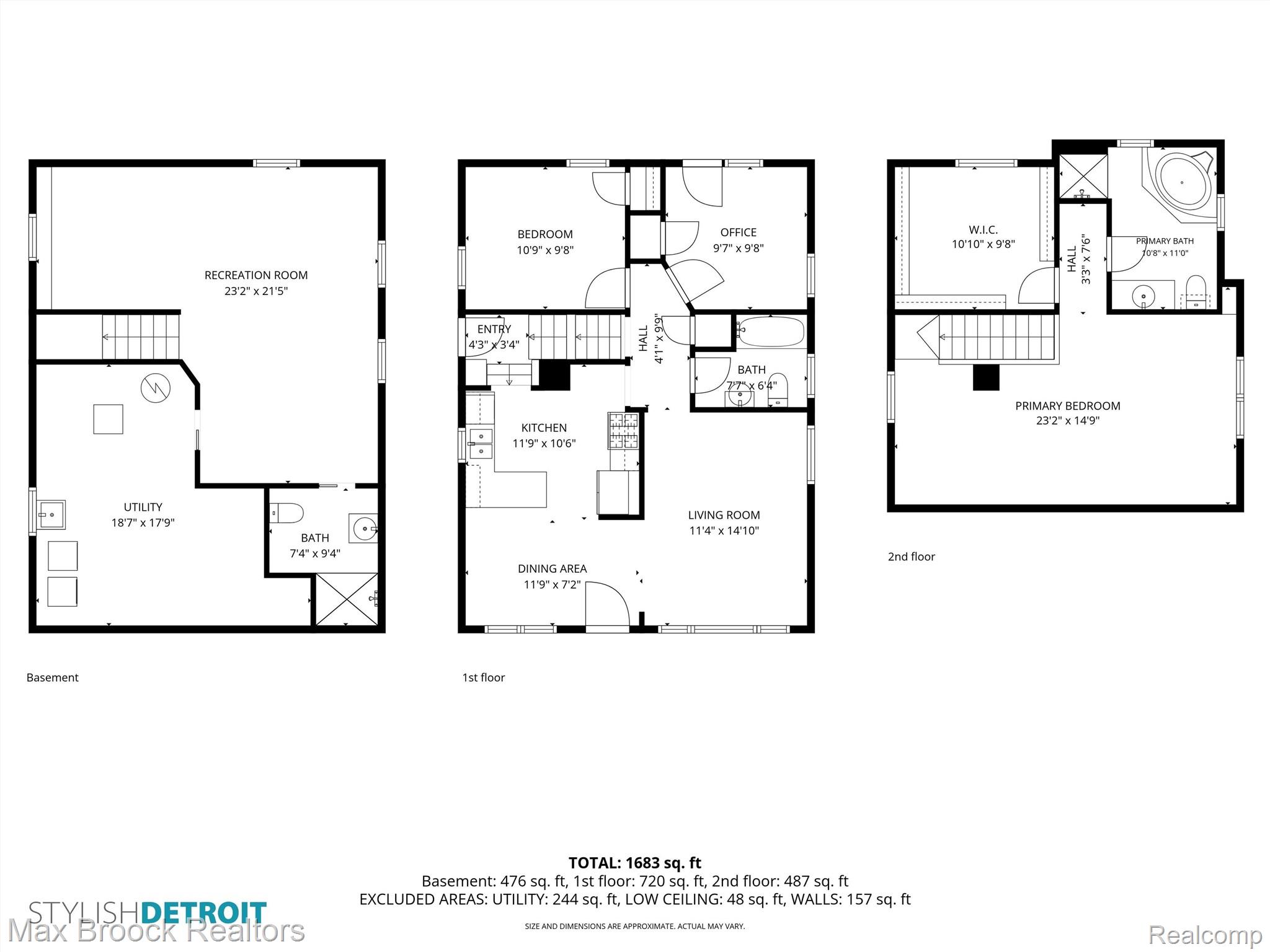 1201 Cole Street Birmingham, MI 48009 - Photo 35 of 35 Whole house floor plans