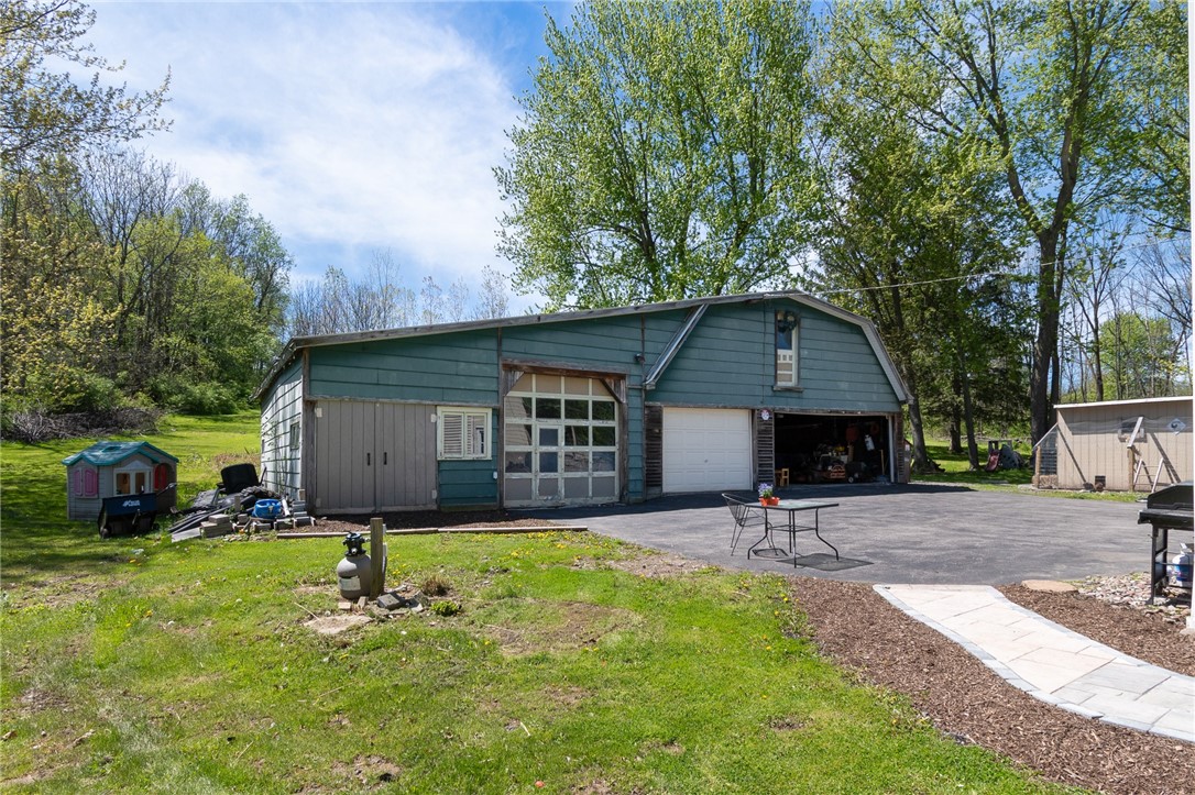 5443 Russell Road Marion, NY 14505 - Photo 42 of 48 The barn - SO MUCH SPACE! Need storage? Running yo