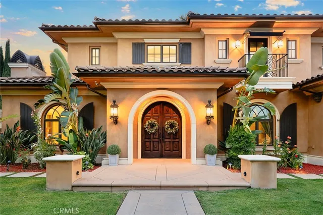 a front view of a house with porch