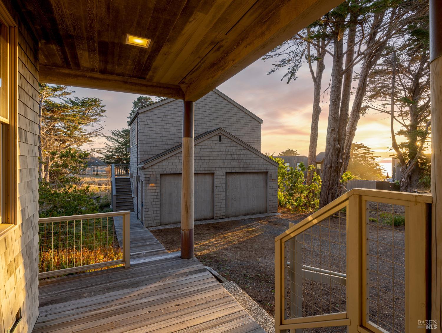 116 Shepherds Close The Sea Ranch, CA 95497 - Photo 48 of 65 a view of a house with a small deck